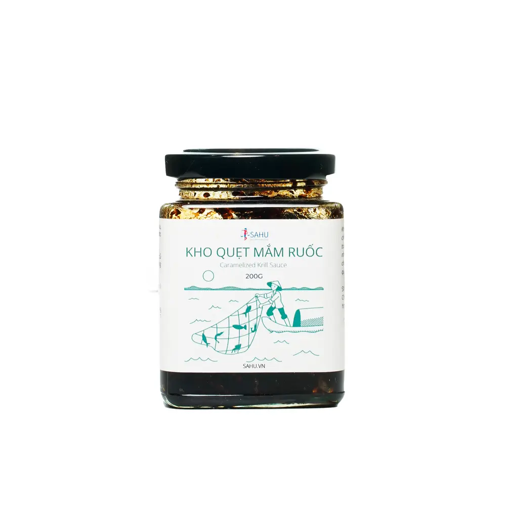Kho Quẹt Mắm Ruốc, Caramelized Krill Sauce (200g) - SAHU