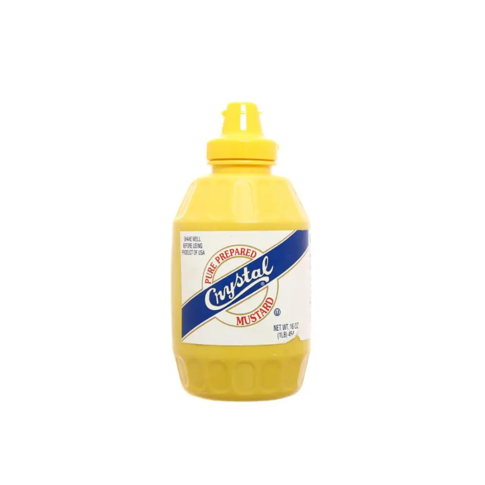 Mù Tạt Vàng, Pure Prepared Mustard, 16 oz (454g) - CRYSTAL