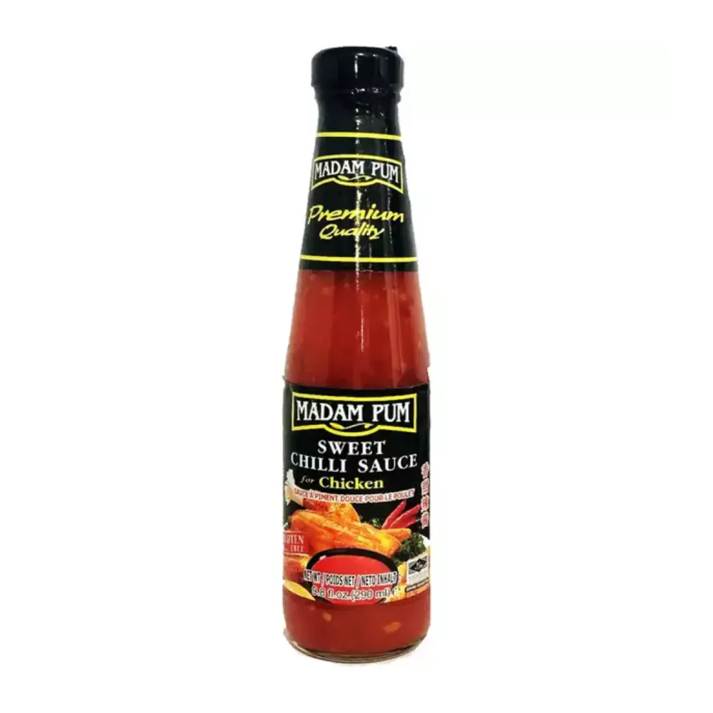 Tương Ớt Thái Cay Ngọt Chấm Gà, Sweet Chilli Sauce for Chicken, Gluten Free, 9.8 fl oz (290ml) - MADAM PUM