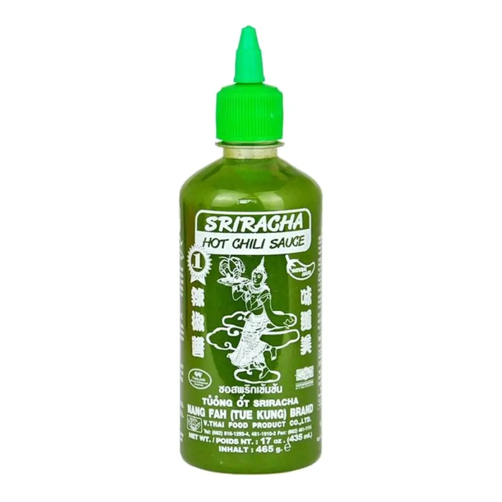 Tương Ớt Sriracha Xanh Thái Lan, Green Sriracha Hot Chili Sauce (435g) - NANG FAH