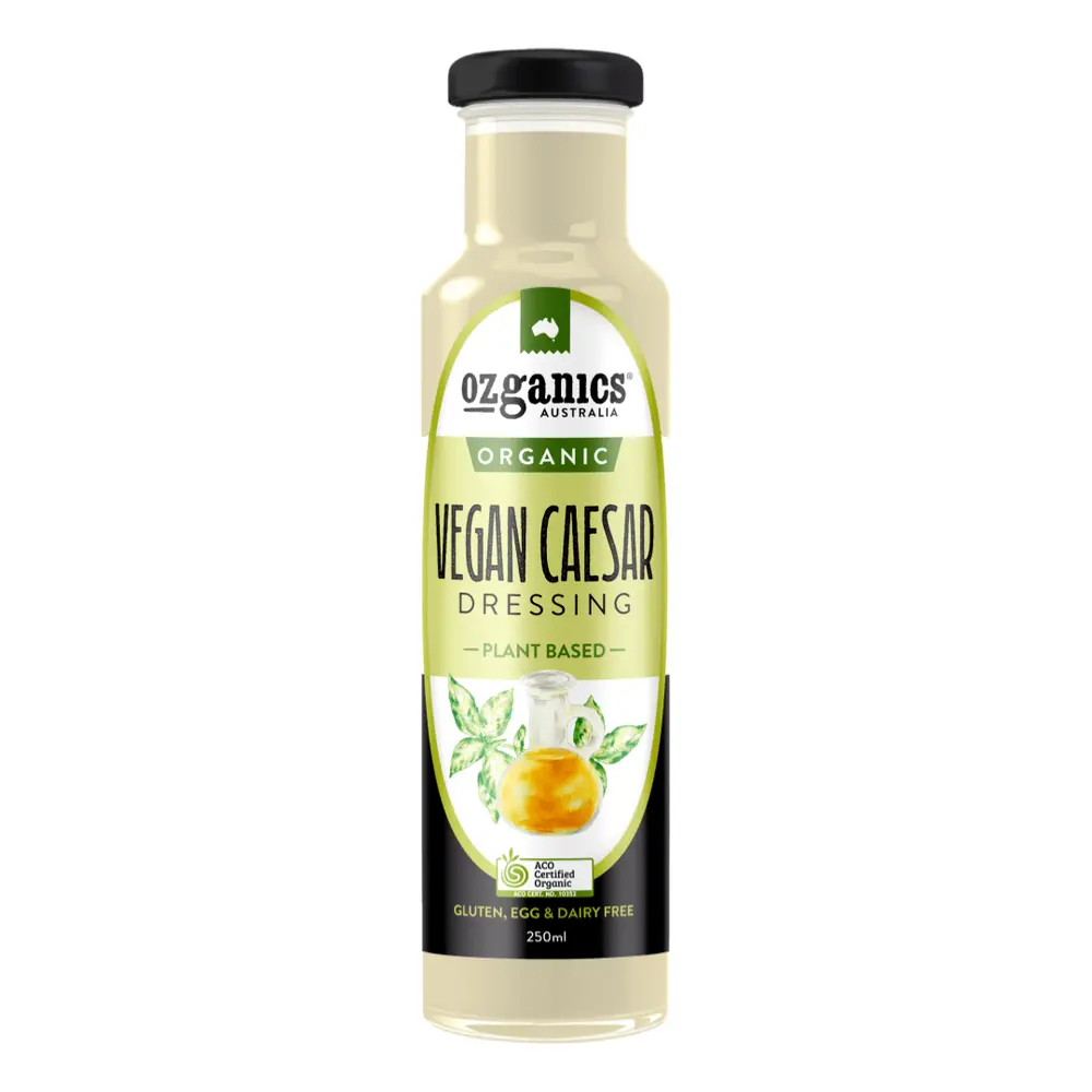 Sốt Salad Caesar Hữu Cơ Thuần Chay, Organic Vegan Caesar Dressing (250ml) - OZGANICS
