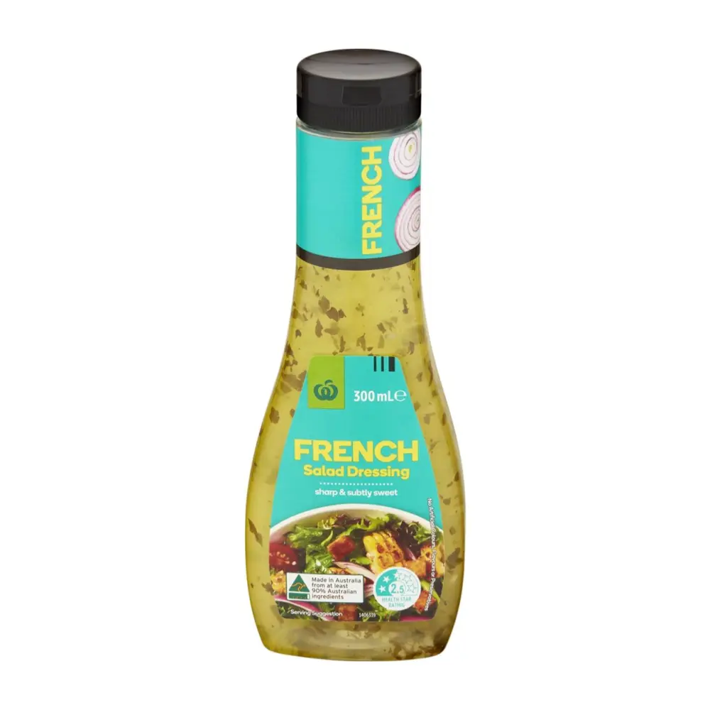 Sốt Salad Kiểu Pháp Không Béo, French Salad Dressing, 99% Fat Free (300ml) - WOOLWORTHS
