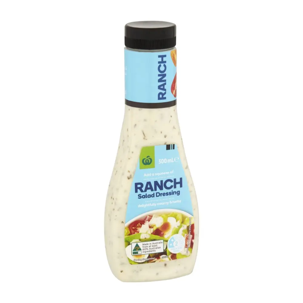 Sốt Salad Kem Chua, Ranch Salad Dressing (300ml) - WOOLWORTHS