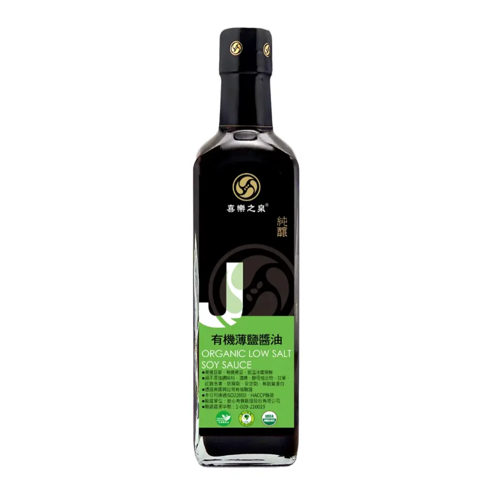 Nước Tương Ít Muối Hữu Cơ, Organic Low Salt Soy Sauce (210ml) - JOYSPRING