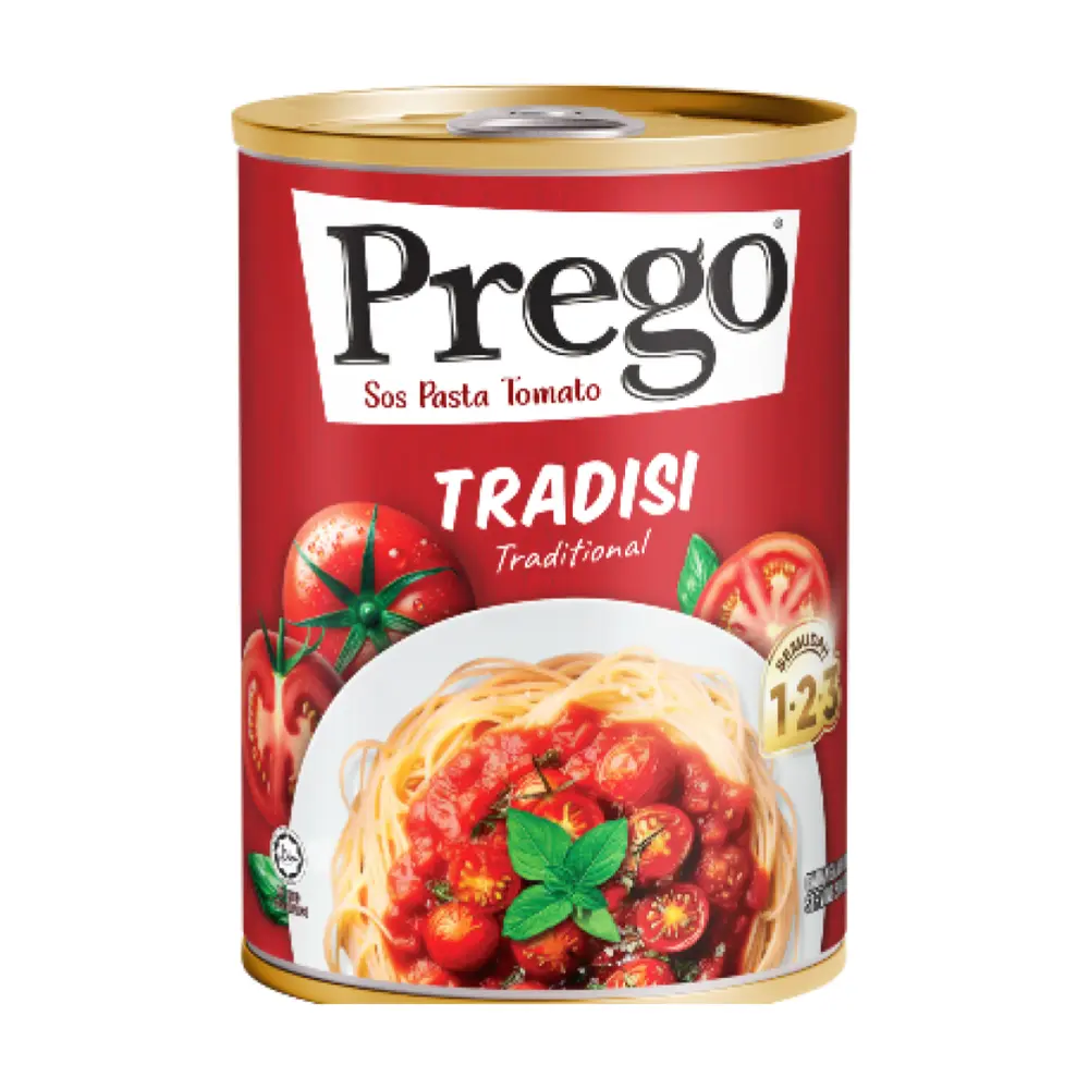 Sốt Mì Ý Cà Chua Truyền Thống, Traditional Tomato Pasta Sauce (300g) - PREGO