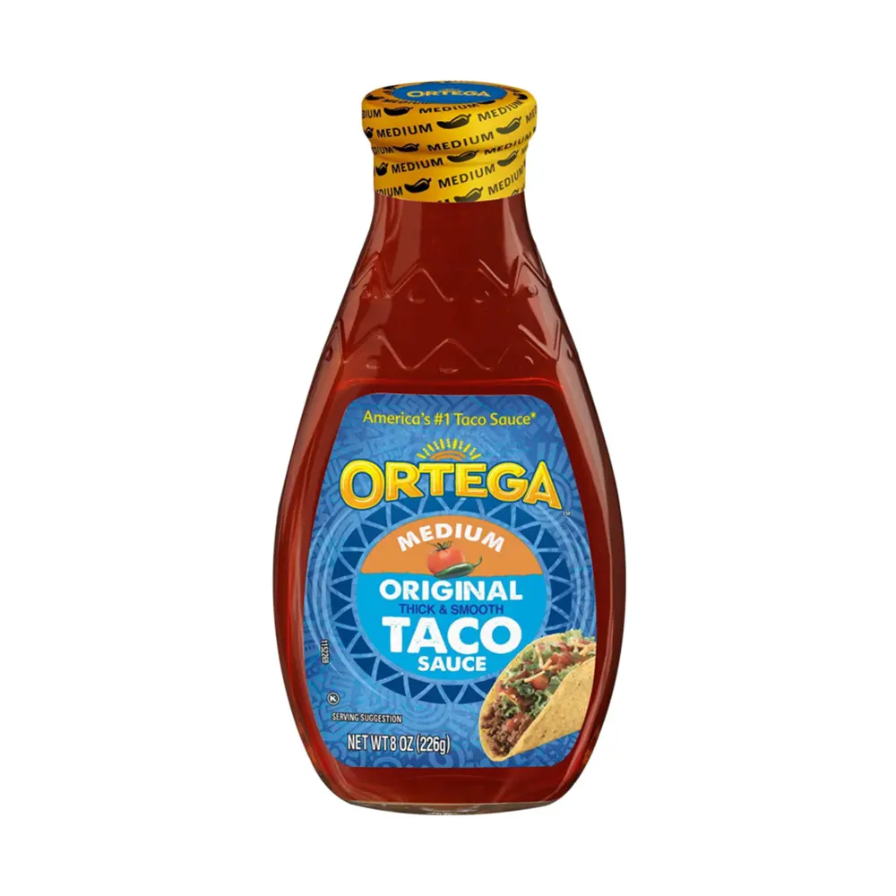 Sốt Taco Cay Vừa, Original Thick & Smooth Taco Sauce, Medium, 8 oz (226g) - ORTEGA