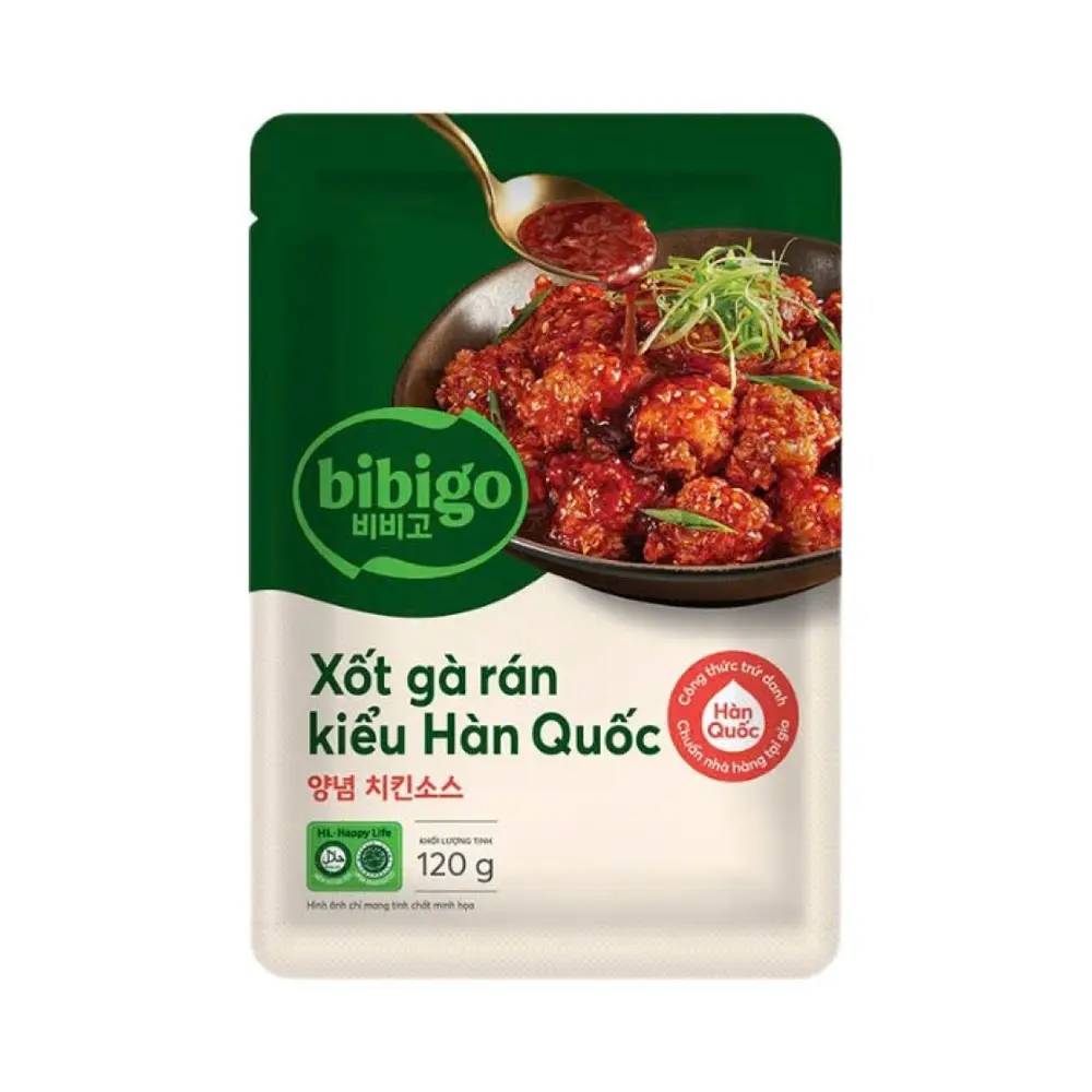Xốt Gà Rán Kiểu Hàn Quốc, Korean Style Fried Chicken Sauce (120g) - BIBIGO