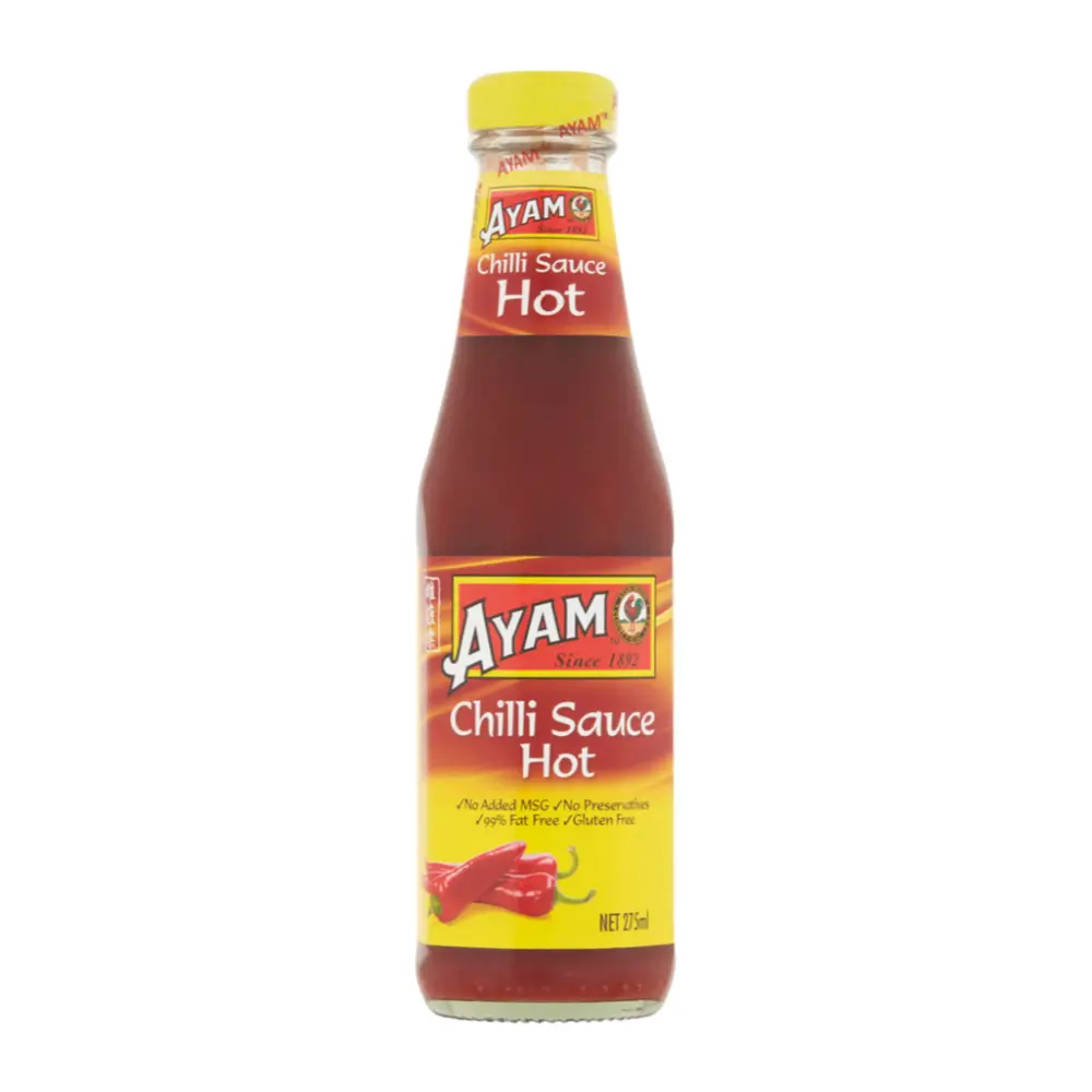 Tương Ớt Vị Cay Nồng, Hot Chilli Sauce, Gluten Free (275ml) - AYAM BRAND