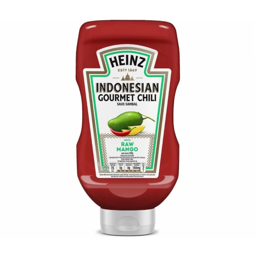Tương Ớt Xoài Indo, Indonesian Gourmet Chili Sauce with Mango (325g) - HEINZ