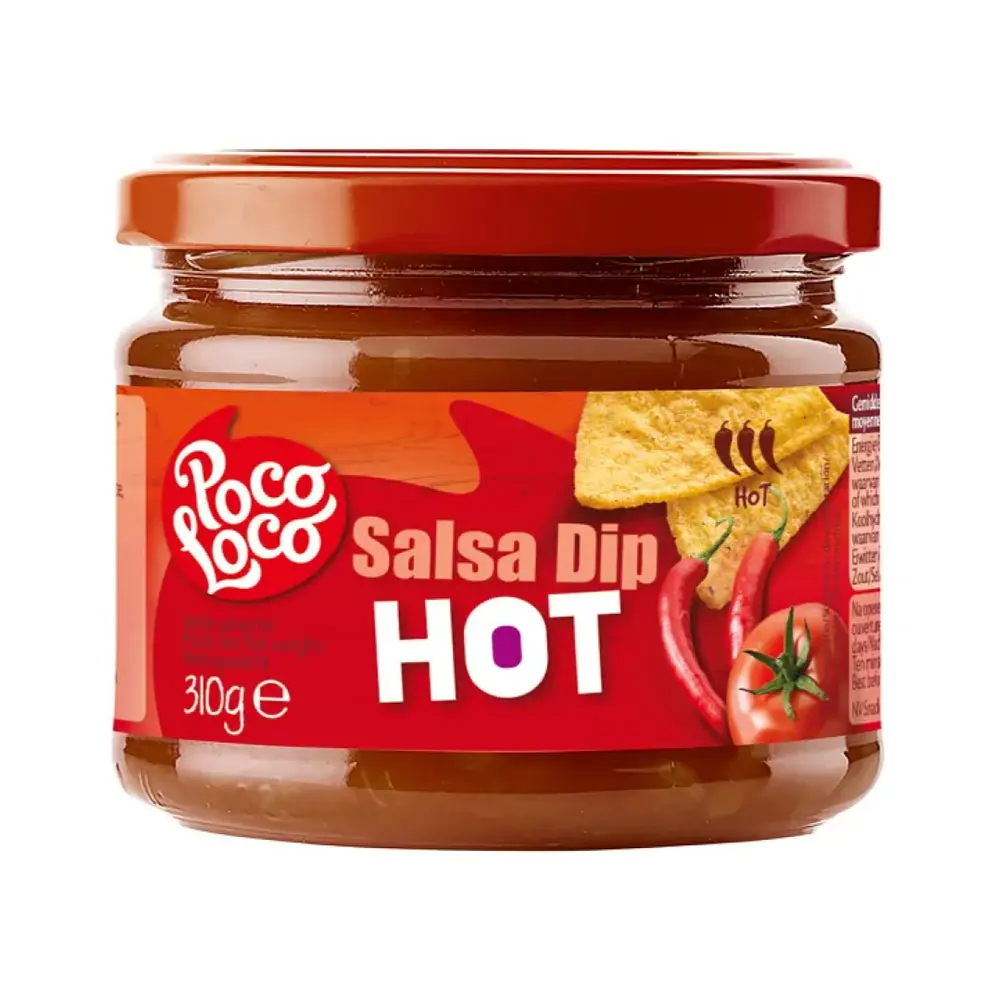 Sốt Salsa Cà Chua Cay, Salsa Dip, Hot (310g) - POCO LOCO