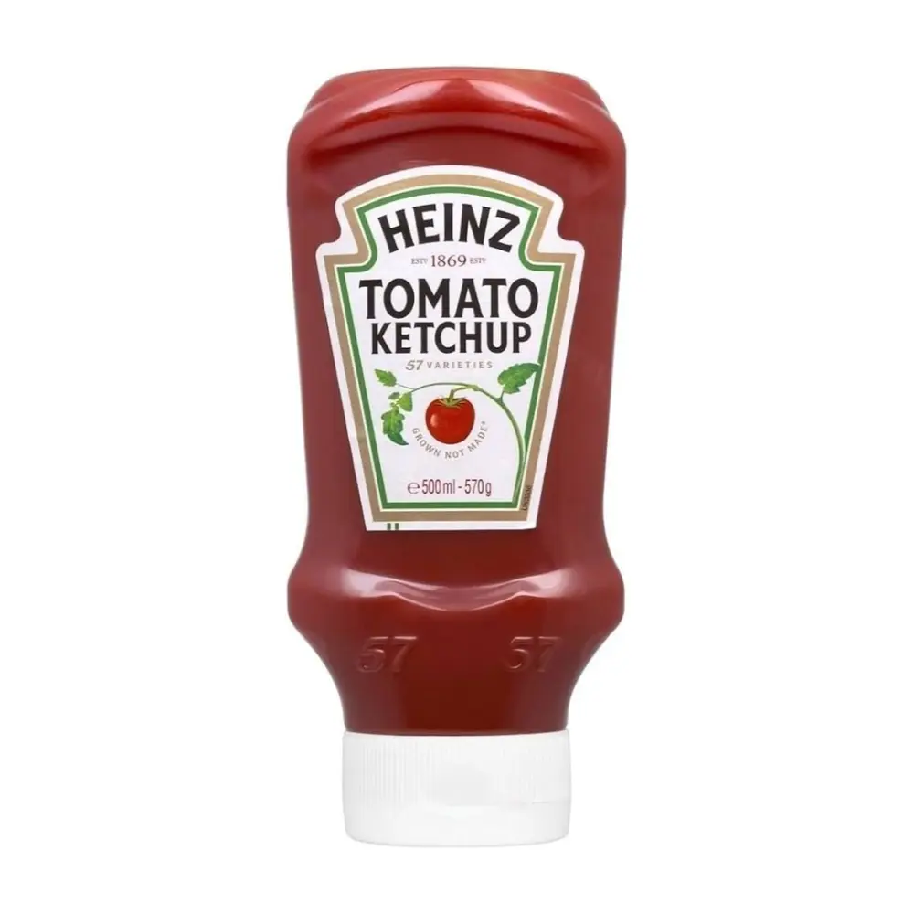 Tương Cà Úp Ngược, Tomato Ketchup, 57 Varieties (570g) - HEINZ