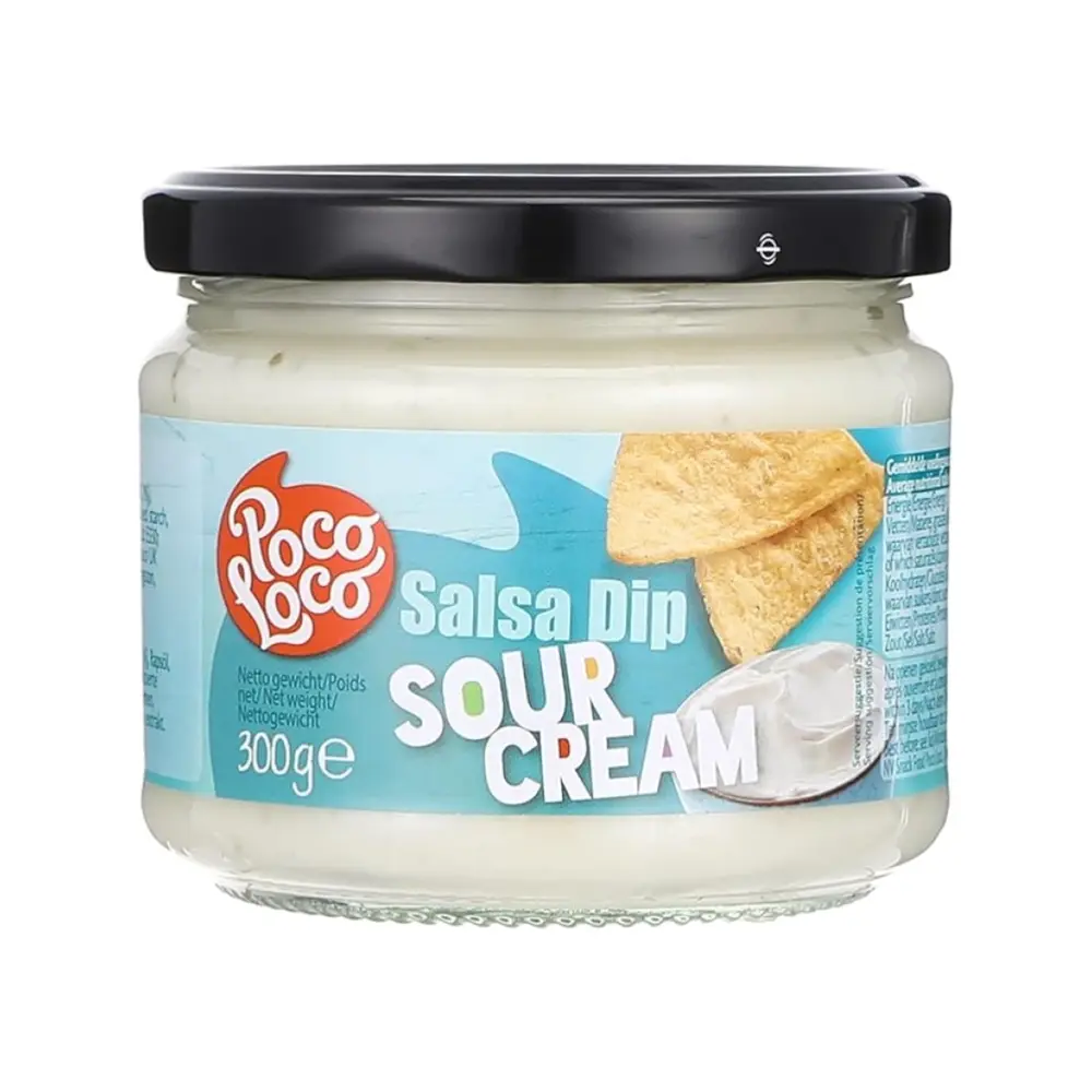 Sốt Salsa Kem Chua, Salsa Dip, Sour Cream (300g) - POCO LOCO