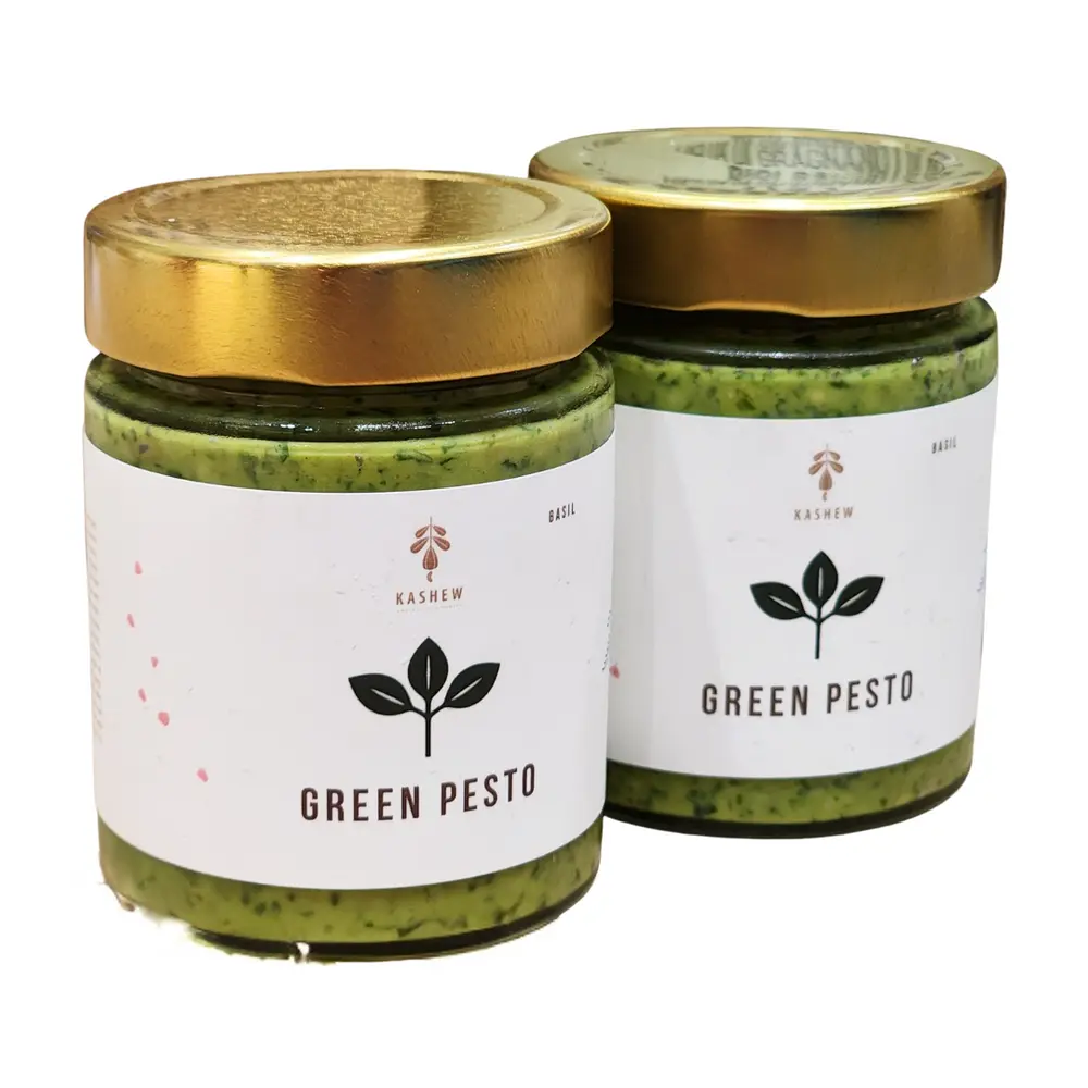 Sốt Pesto Xanh Thuần Chay, Vegan Green Pesto (200g) - KASHEW