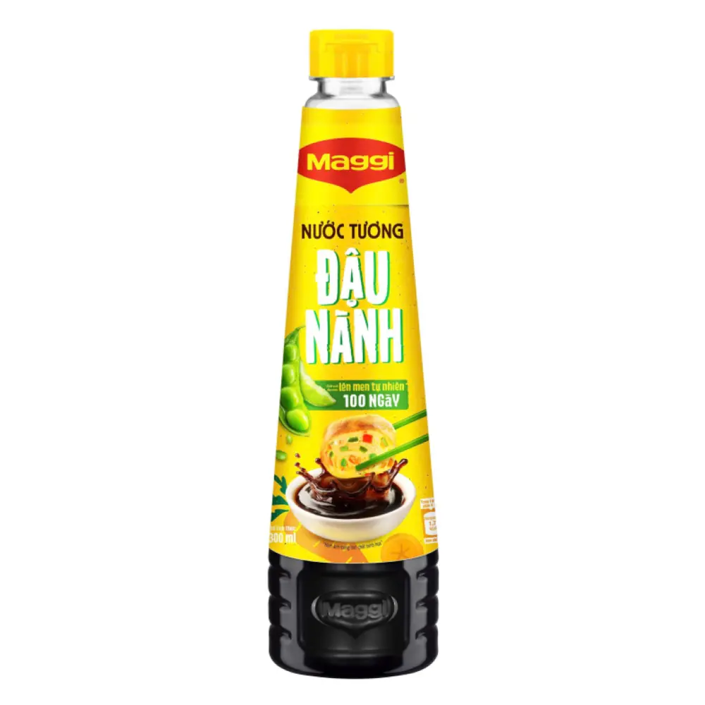 Nước Tương Đậu Nành Lên Men Tự Nhiên, Naturally Brewed Soy Sauce (300ml) - MAGGI