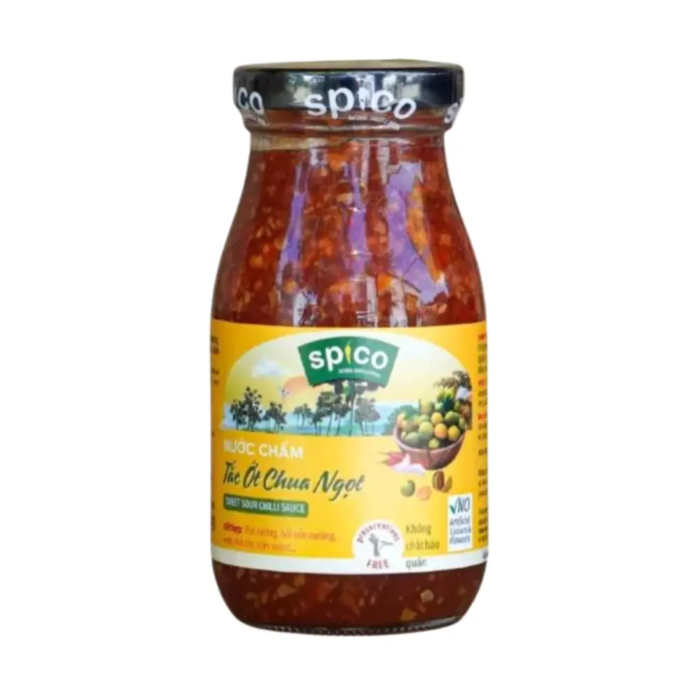 Nước Chấm Tắc Ớt Chua Ngọt, Kumquat Sweet & Sour Chilli Sauce (265g) - SPICO