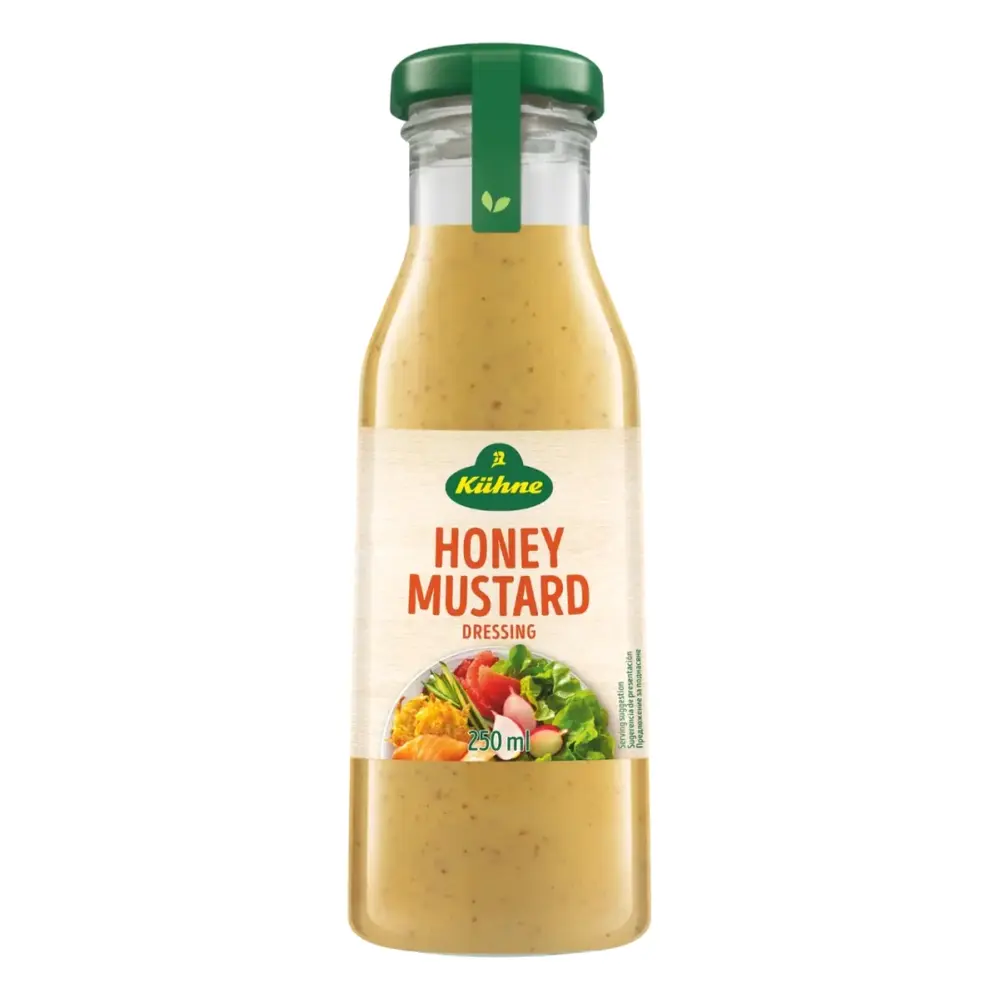 Sốt Trộn Salad Vị Mù Tạt Mật Ong, Honey Mustard Dressing (250ml) - KUEHNE