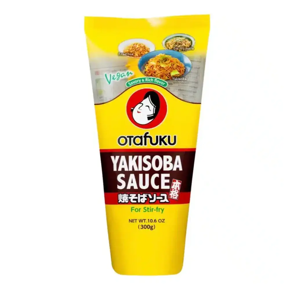 Sốt Xào Kiểu Nhật, Yakisoba Sauce for Stir-fry, Vegan, 10.3 oz (300g) - OTAFUKU