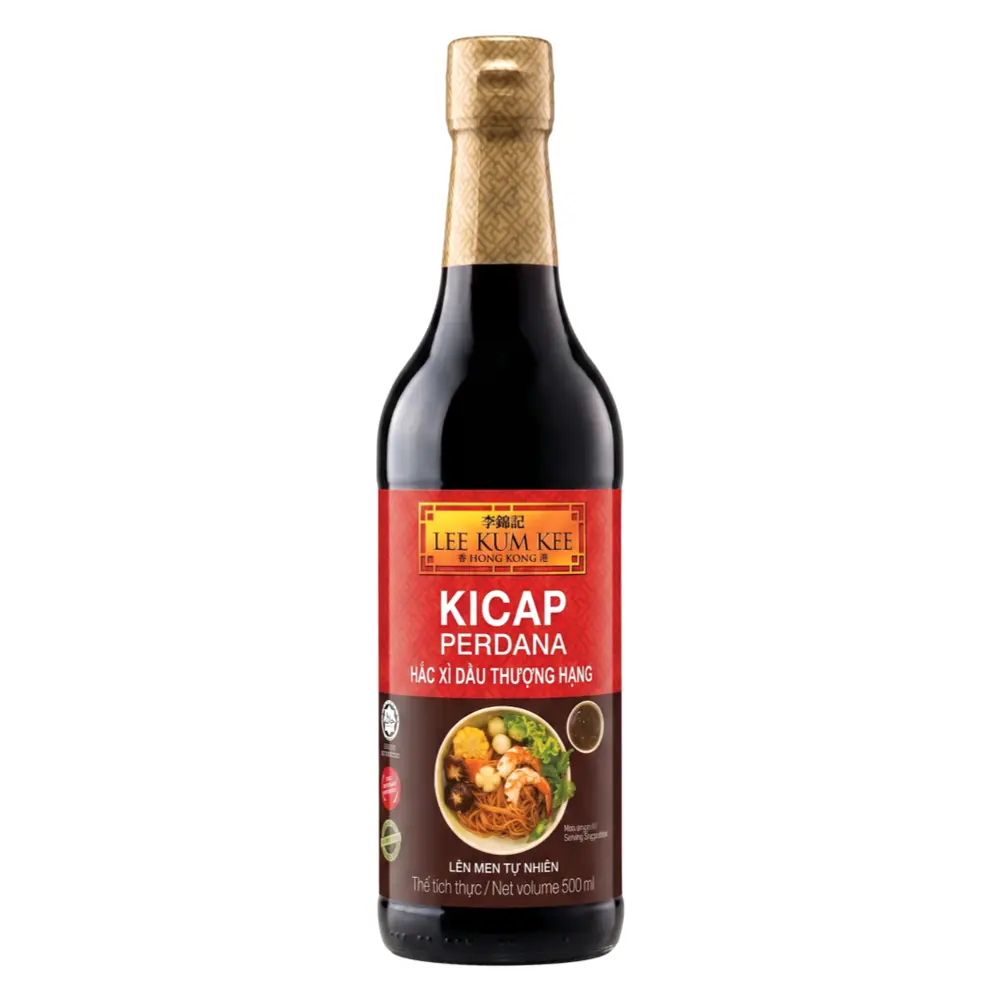 Hắc Xì Dầu Thượng Hạng, Kicap Perdana, Superior Dark Soy Sauce (500ml) - LEE KUM KEE