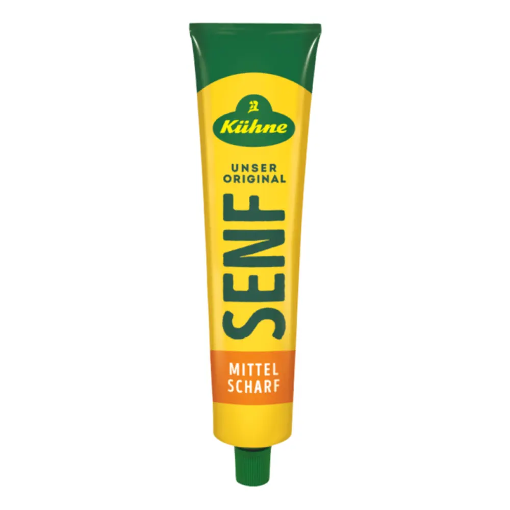 Mù Tạt Cay, Unser Original, Senf Mittelscharf, Medium Hot Mustard (100ml) - KUEHNE