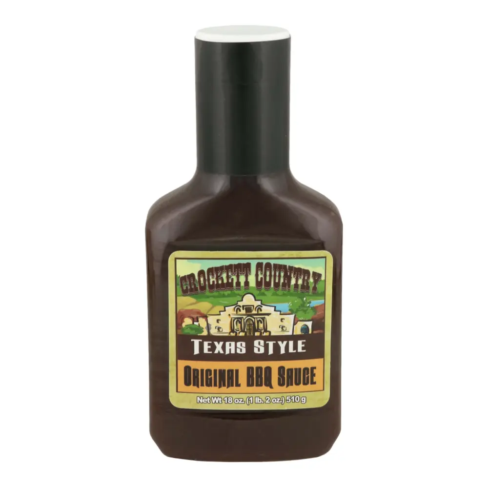 Sốt BBQ Truyền Thống, Texas Style, Original BBQ Sauce, 18 oz (510g) - CROCKETT COUNTRY
