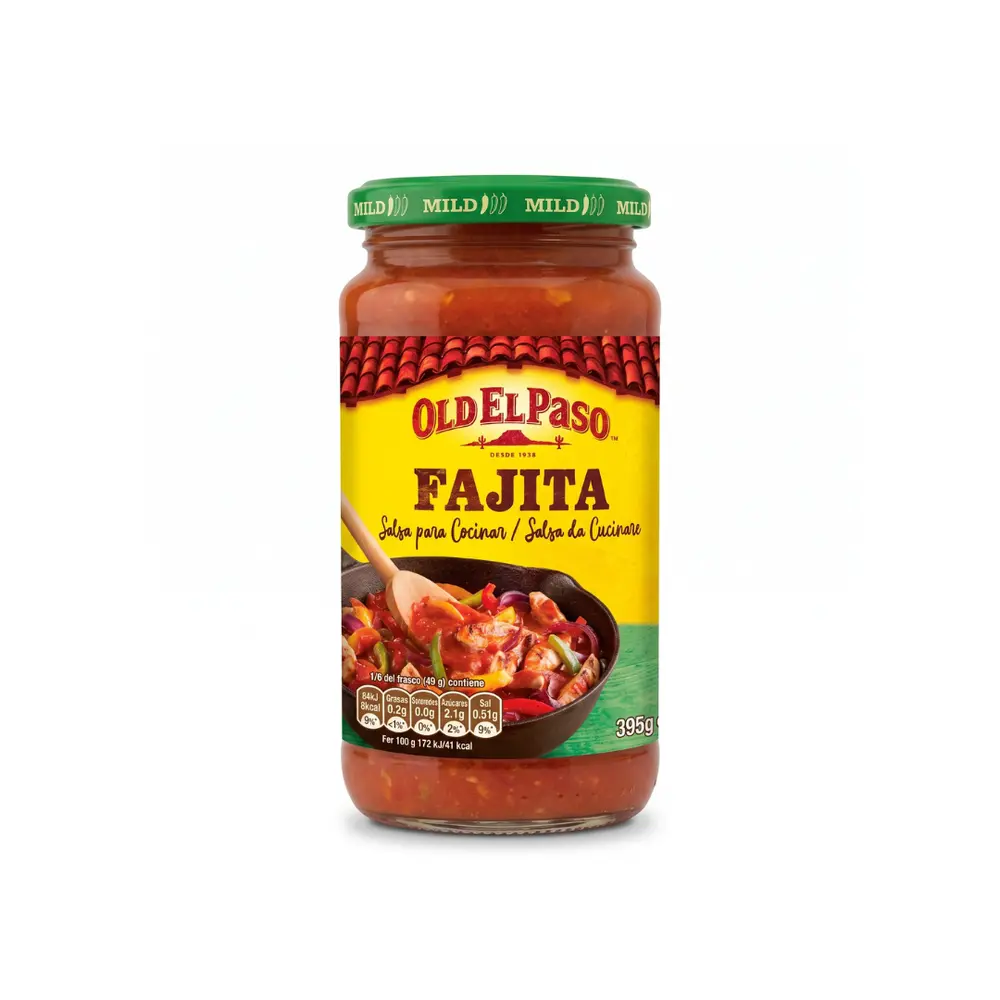 Sốt Fajita, Tomato & Pepper Sauce for Fajitas, Mild (395g) - OLD EL PASO