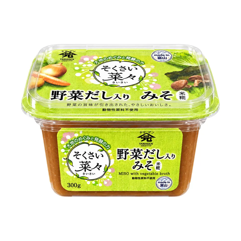 Tương Miso Rau Củ, Miso with Vegetable Broth (300g) - YAMAGEN JOUZOU