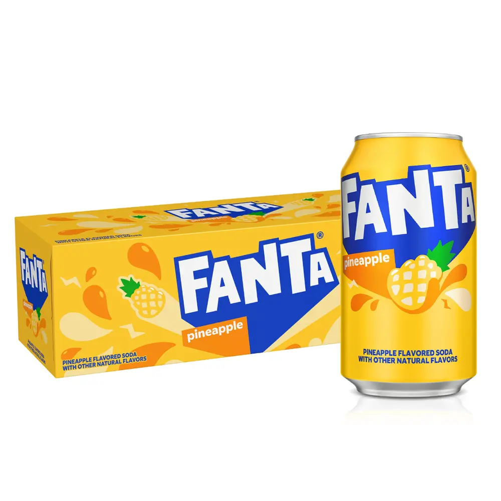 Nước Ngọt Fanta Dứa, Fanta Pineapple, 12 fl oz (355ml) - COCA COLA