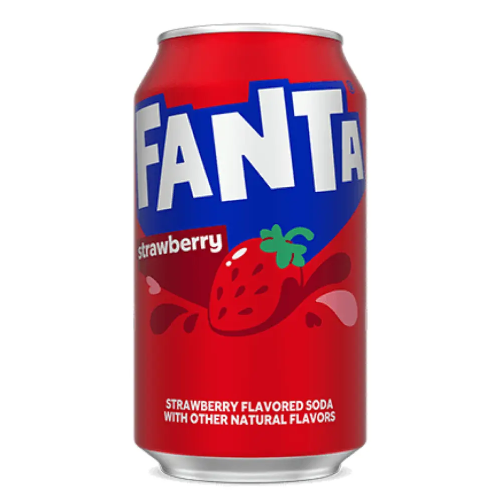 Nước Ngọt Fanta Dâu, Fanta Strawberry, 12 fl oz (355ml) - COCA COLA
