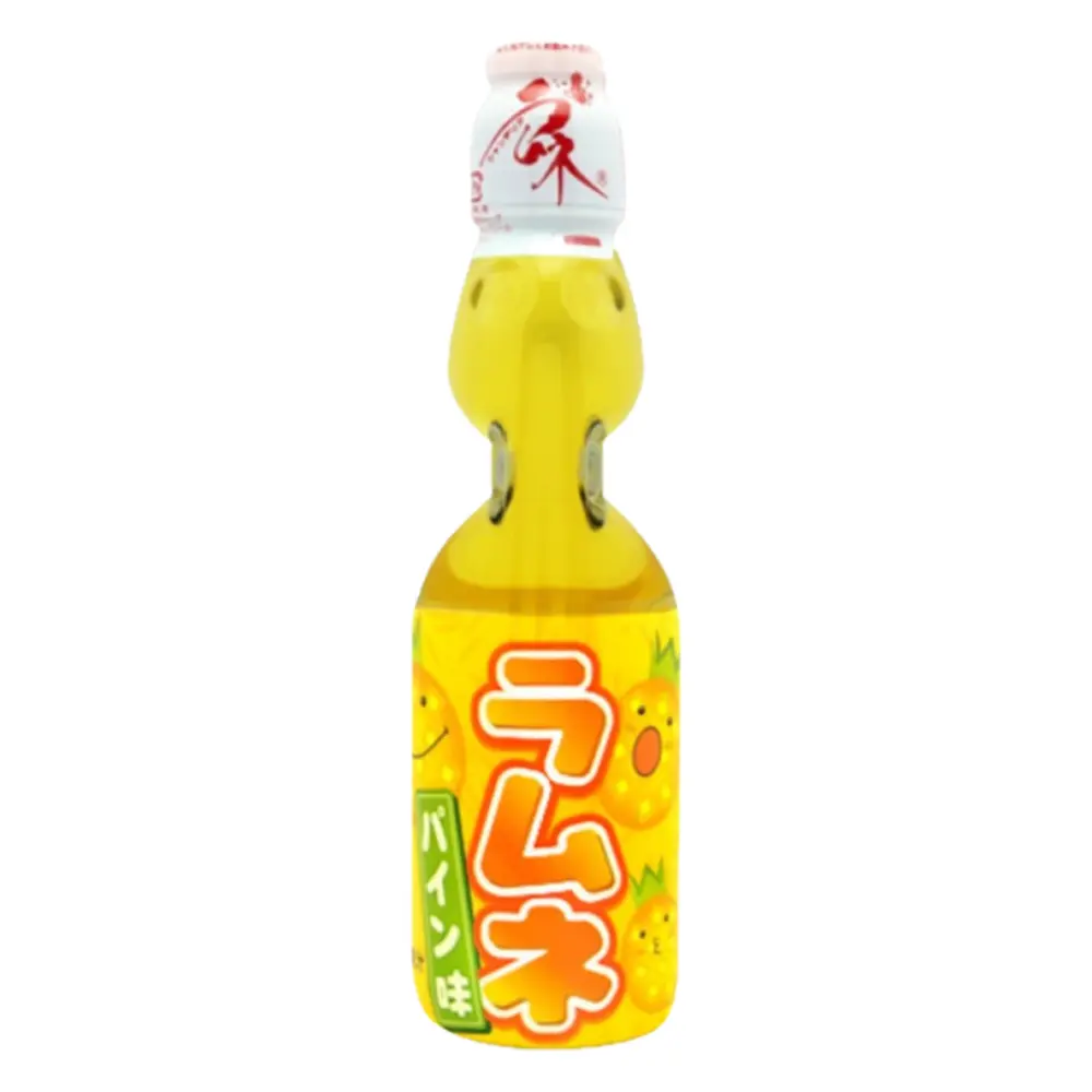 Nước Ngọt Có Ga Vị Dứa, Ramune Soda, Pineapple (200ml) - HATA KOSEN