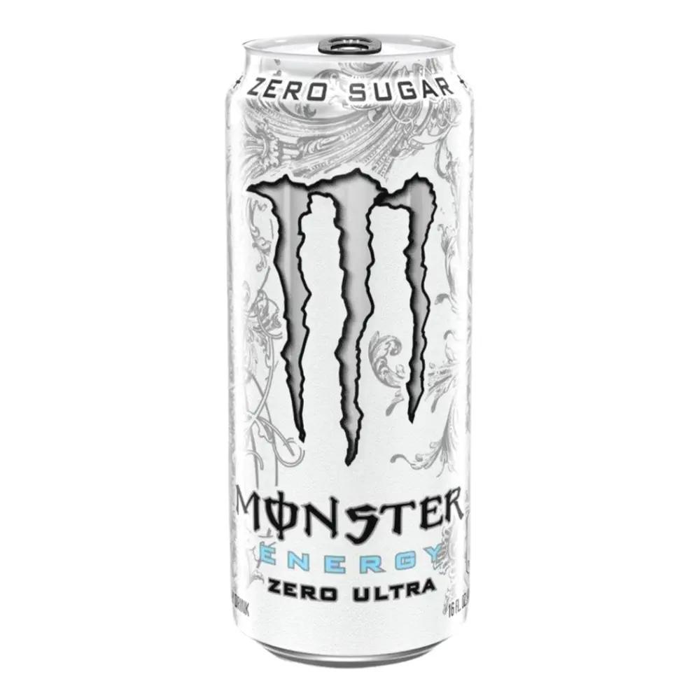 Nước Tăng Lực Không Đường, Energy Drink, Ultra White, Zero Sugar (500ml) - MONSTER