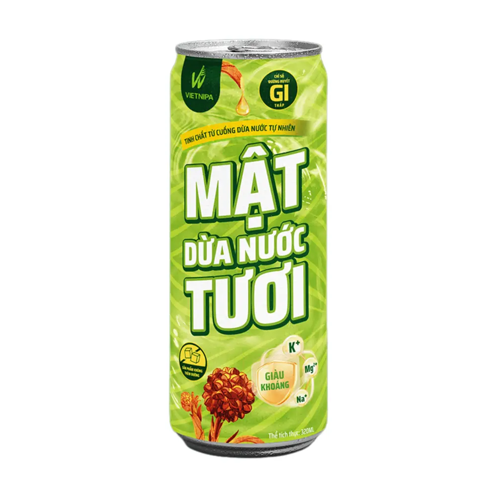 Mật Dừa Nước Tươi, Nipa Palm Water (320ml) - VIETNIPA