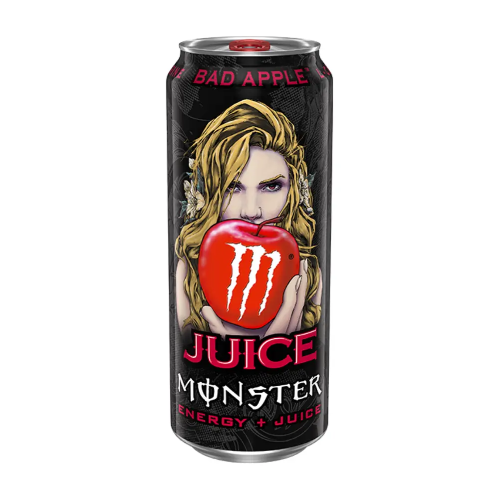 Nước Tăng Lực Vị Táo, Juiced Energy Drink, Bad Apple (500ml) - MONSTER