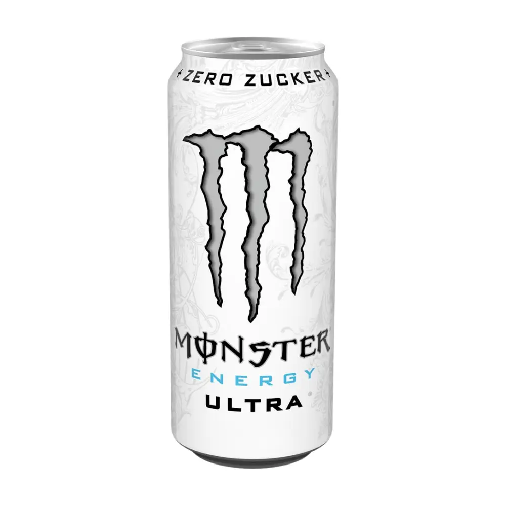 Nước Tăng Lực, Energy Drink, Ultra White, Zero Sugar (500ml) - MONSTER