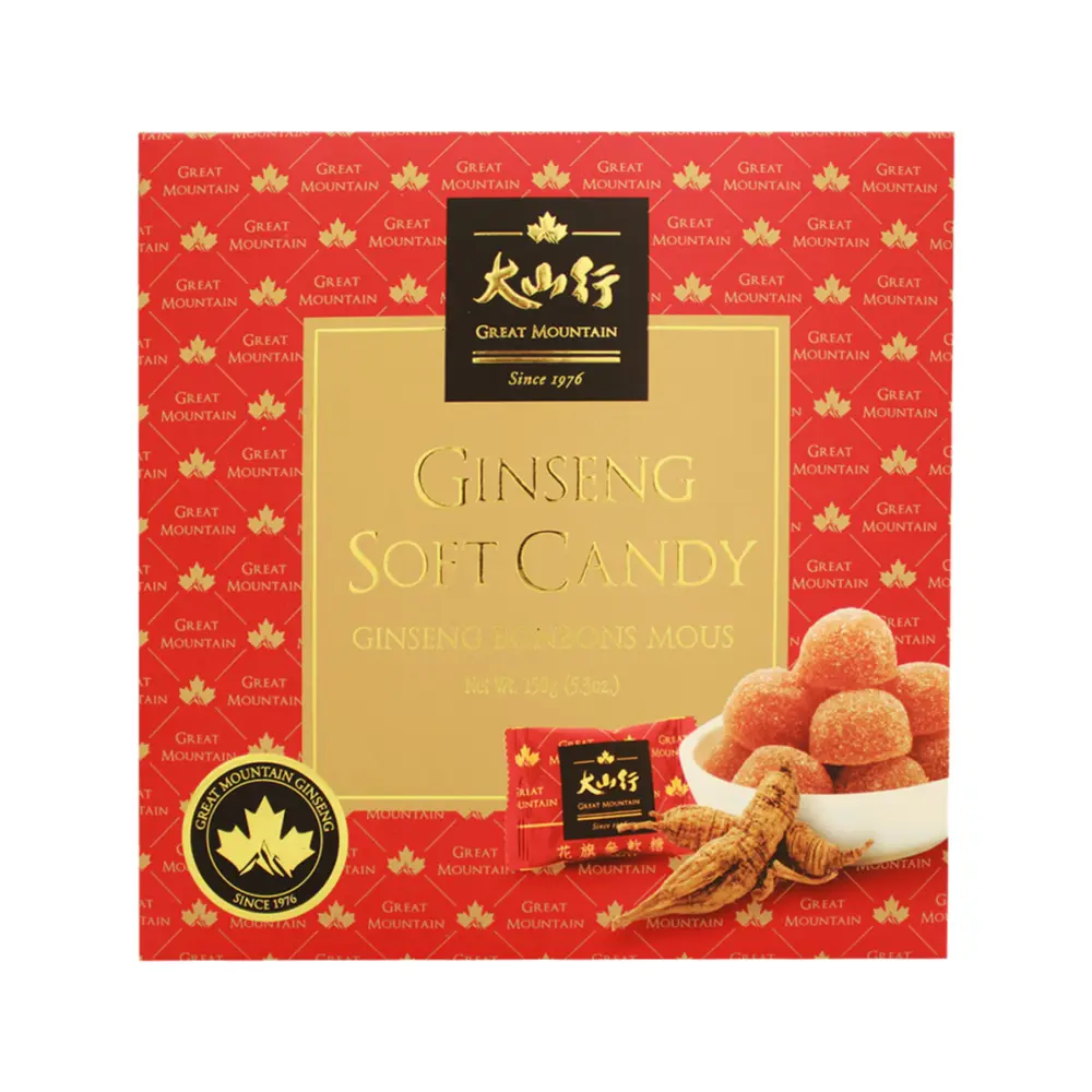 Kẹo Nhân Sâm Mềm, Ginseng Soft Candy (150g) - GREAT MOUNTAIN