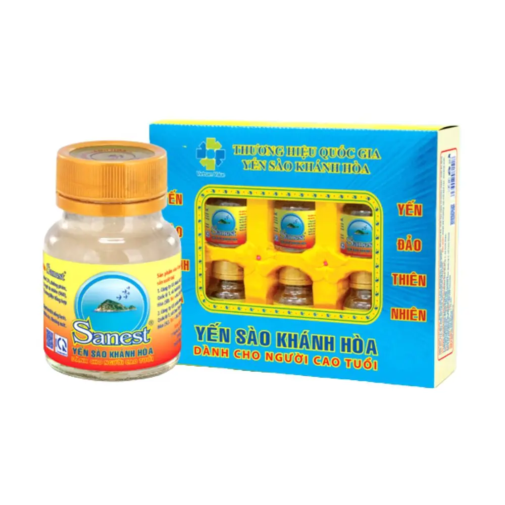 Nước Yến Sào Cho Người Cao Tuổi, Sanest Drink for Elders, 6 Lọ (420ml) - YEN SAO KHANH HOA