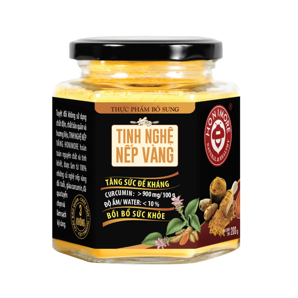 Tinh Nghệ Nếp Vàng, Red Turmeric Extract (200g) - HONIMORE