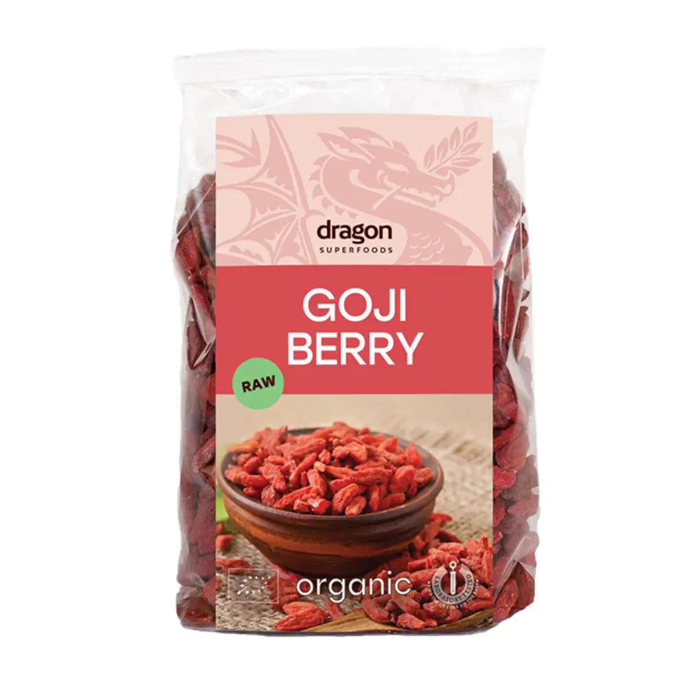 Kỷ Tử Hữu Cơ, Organic Raw Goji Berry (100g) - DRAGON SUPERFOODS