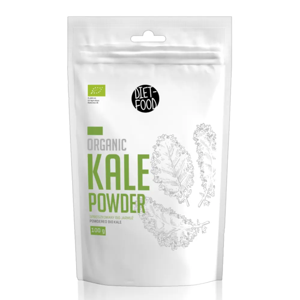 Bột Cải Xoăn Hữu Cơ, Organic Kale Powder (100g) - DIET-FOOD
