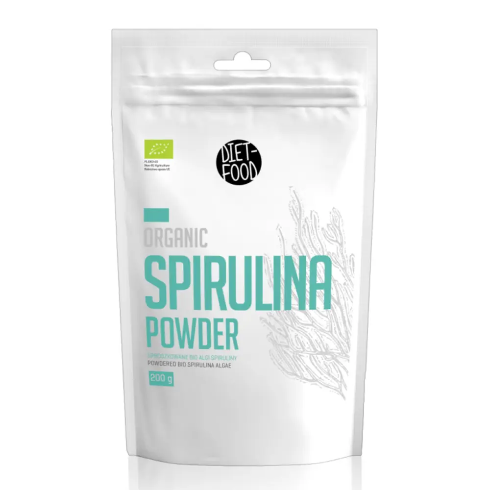 Bột Tảo Xoắn Hữu Cơ, Organic Spirulina Powder (200g) - DIET-FOOD