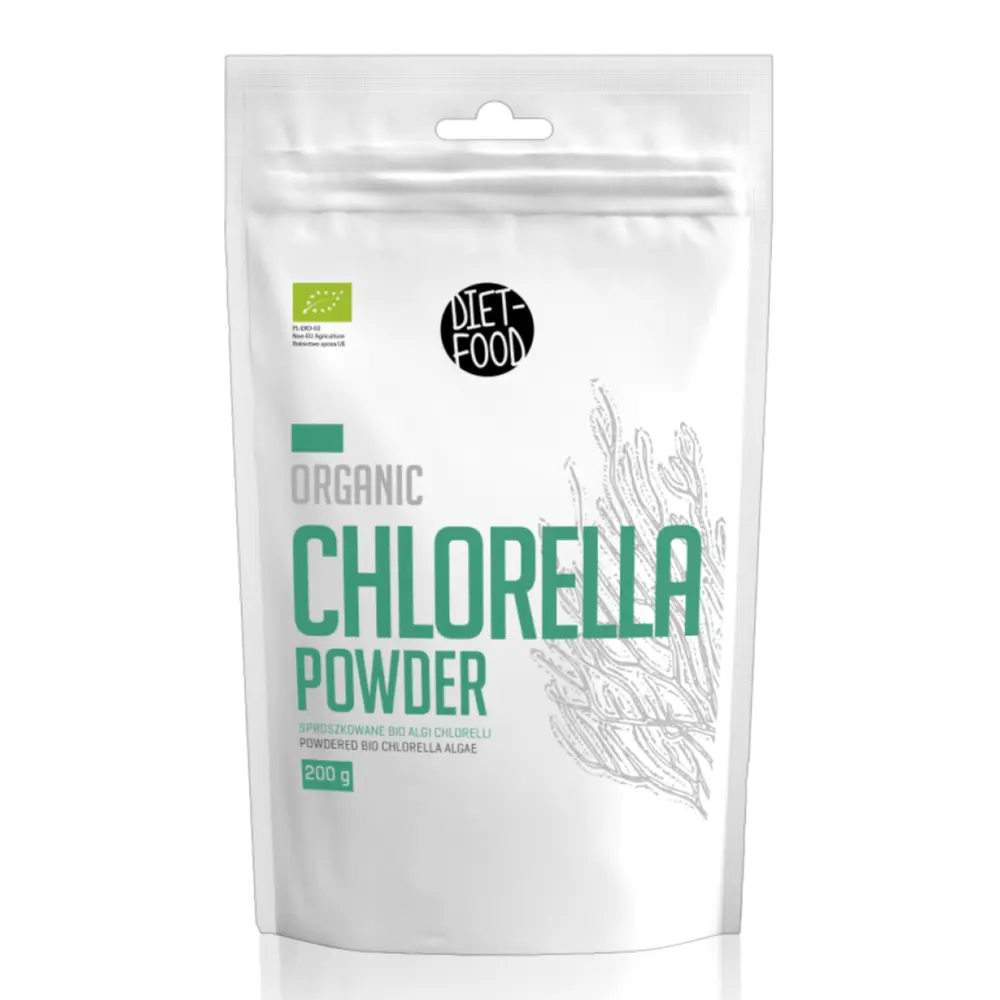 Bột Tảo Lục Hữu Cơ, Organic Chlorella Powder (200g) - DIET-FOOD