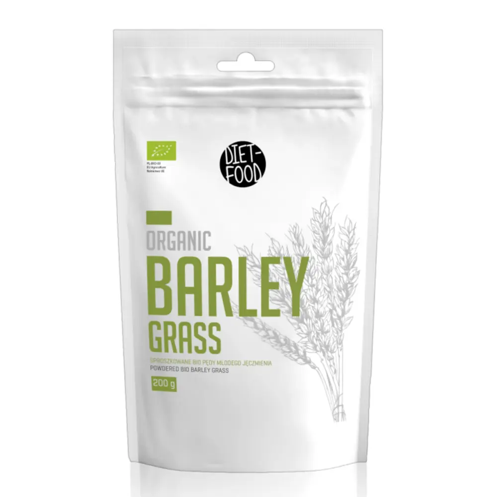 Bột Cỏ Lúa Mạch Hữu Cơ, Organic Barley Grass (200g) - DIET-FOOD