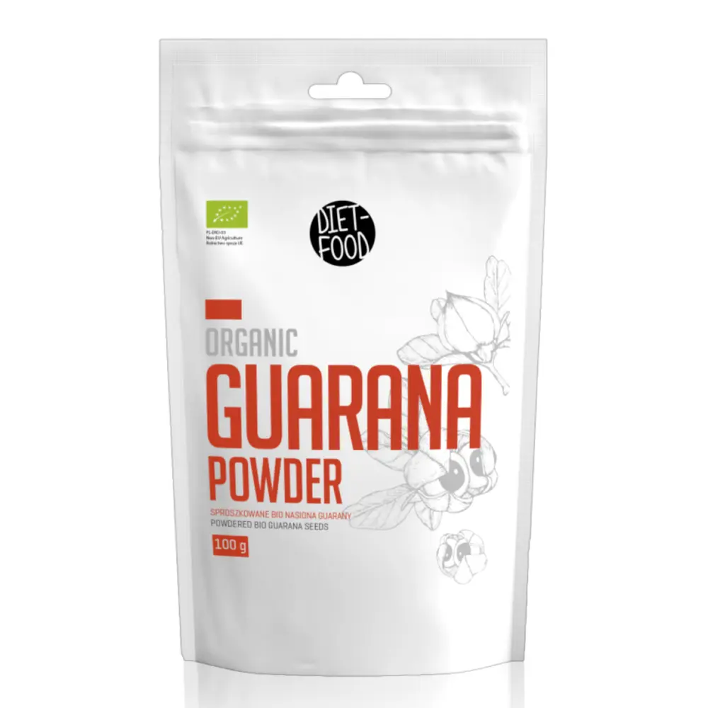 Bột Hạt Guarana Hữu Cơ, Organic Guarana Powder (100g) - DIET-FOOD