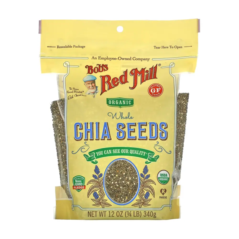 Hạt Chia Hữu Cơ, Organic Whole Chia Seeds, 12 oz (340g) - BOB'S RED MILL