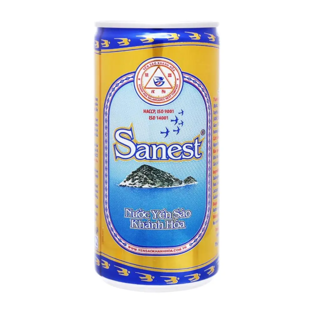 Nước Yến Sào Khánh Hoà Có Đường, Khanh Hoa Sanest Birds Nest Drink (190ml) - YEN SAO KHANH HOA