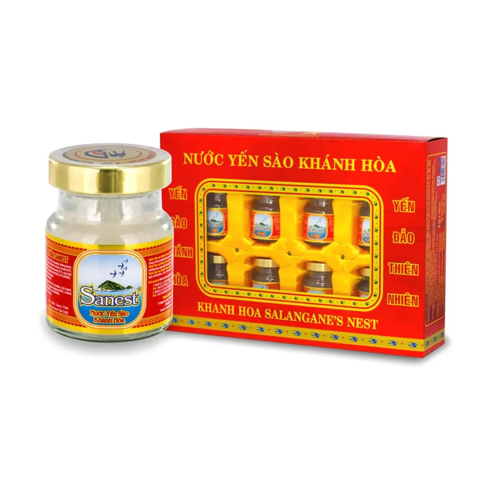 Nước Yến Sào Khánh Hòa, Khanh Hoa Sanest Bird`s Nest, 8 Lọ (560ml) - YEN SAO KHANH HOA