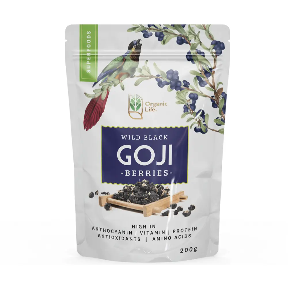 Hắc Kỷ Tử Hoang Dã, Wild Black Goji Berries (200g) - ORGANIC LIFE