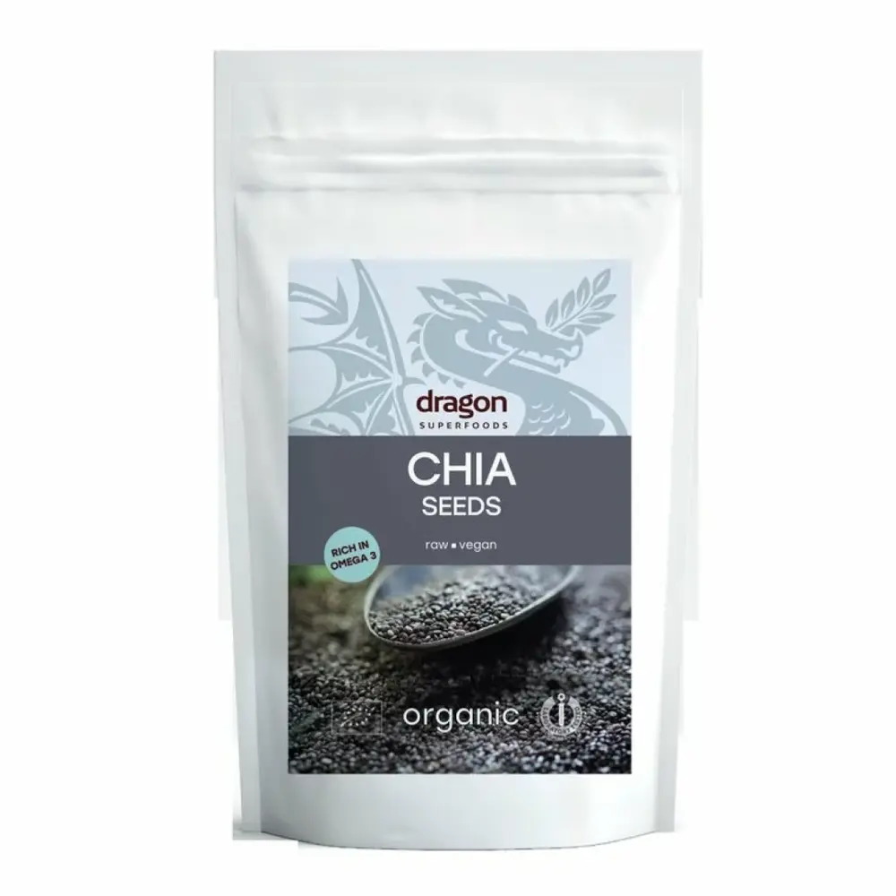 Hạt Chia Hữu Cơ, Organic Chia Seeds (500g) - DRAGON SUPERFOODS