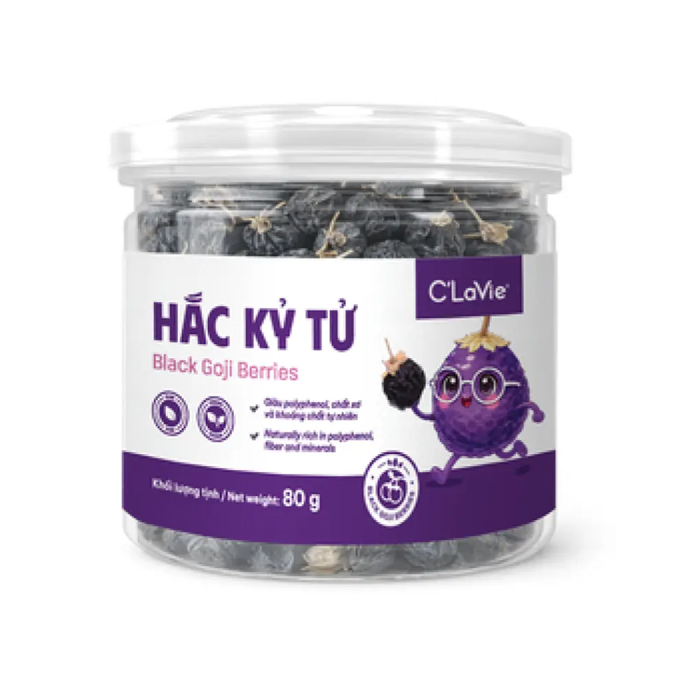 Hắc Kỷ Tử, Black Goji Berries (80g) - C'LAVIE