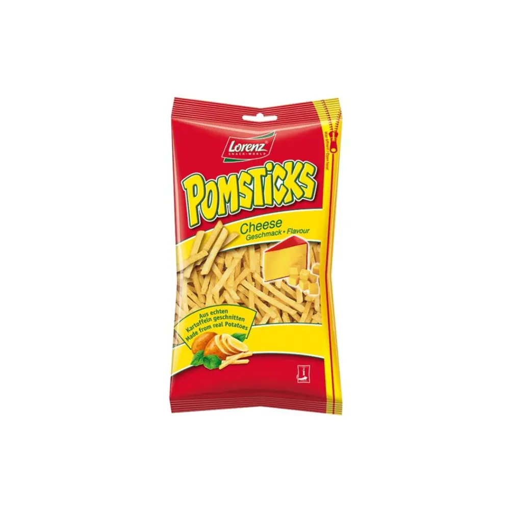 Khoai Tây Chiên Vị Phô Mai, Pomsticks, Cheese (100g) - LORENZ