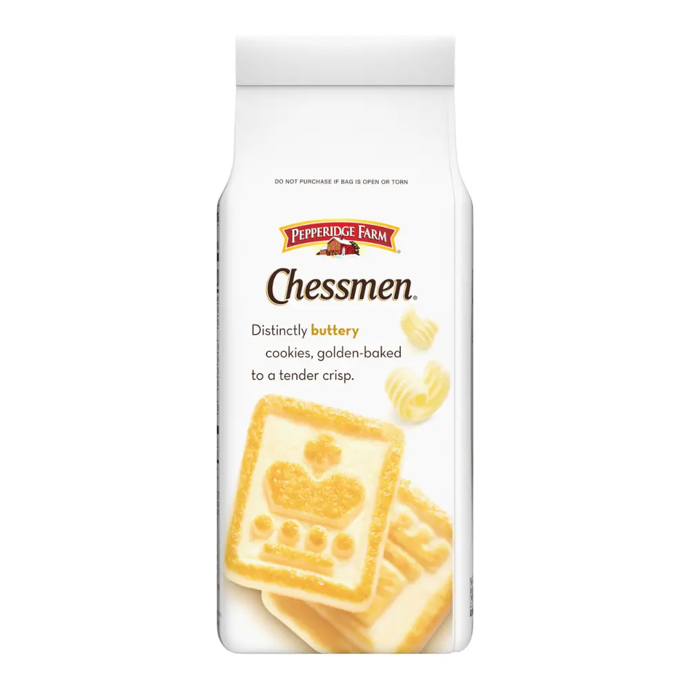 Bánh Quy Bơ, Chessmen, Butter Cookies, 7.25 oz (206g) - PEPPERIDGE FARM